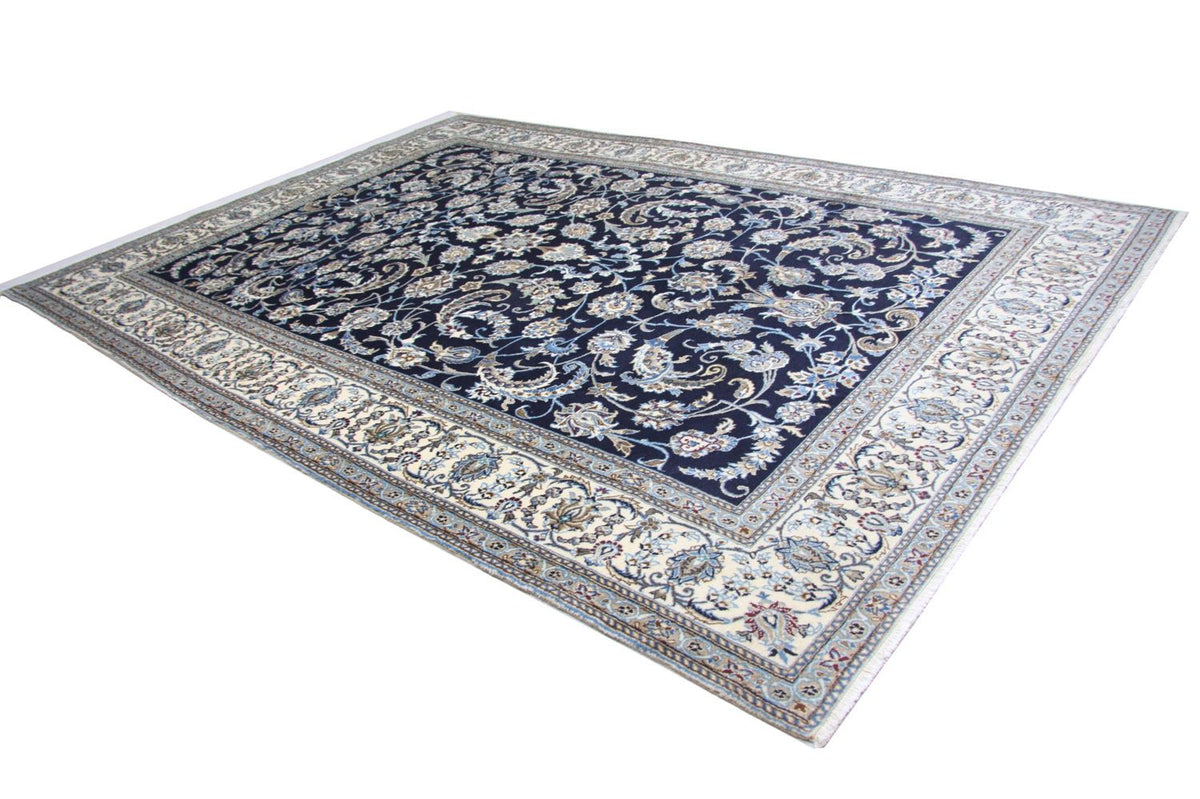 Tappeto Persero - Nain - 334 x 245 cm - blu scuro
