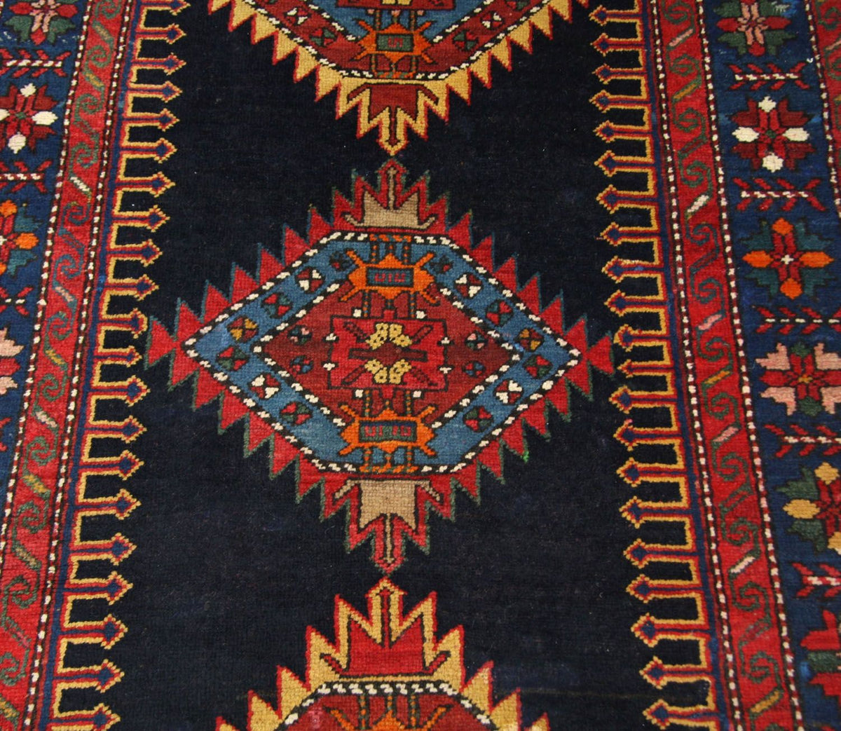 Tappeto corsia Tappeto Ziegler - Kazak - 268 x 110 cm - blu