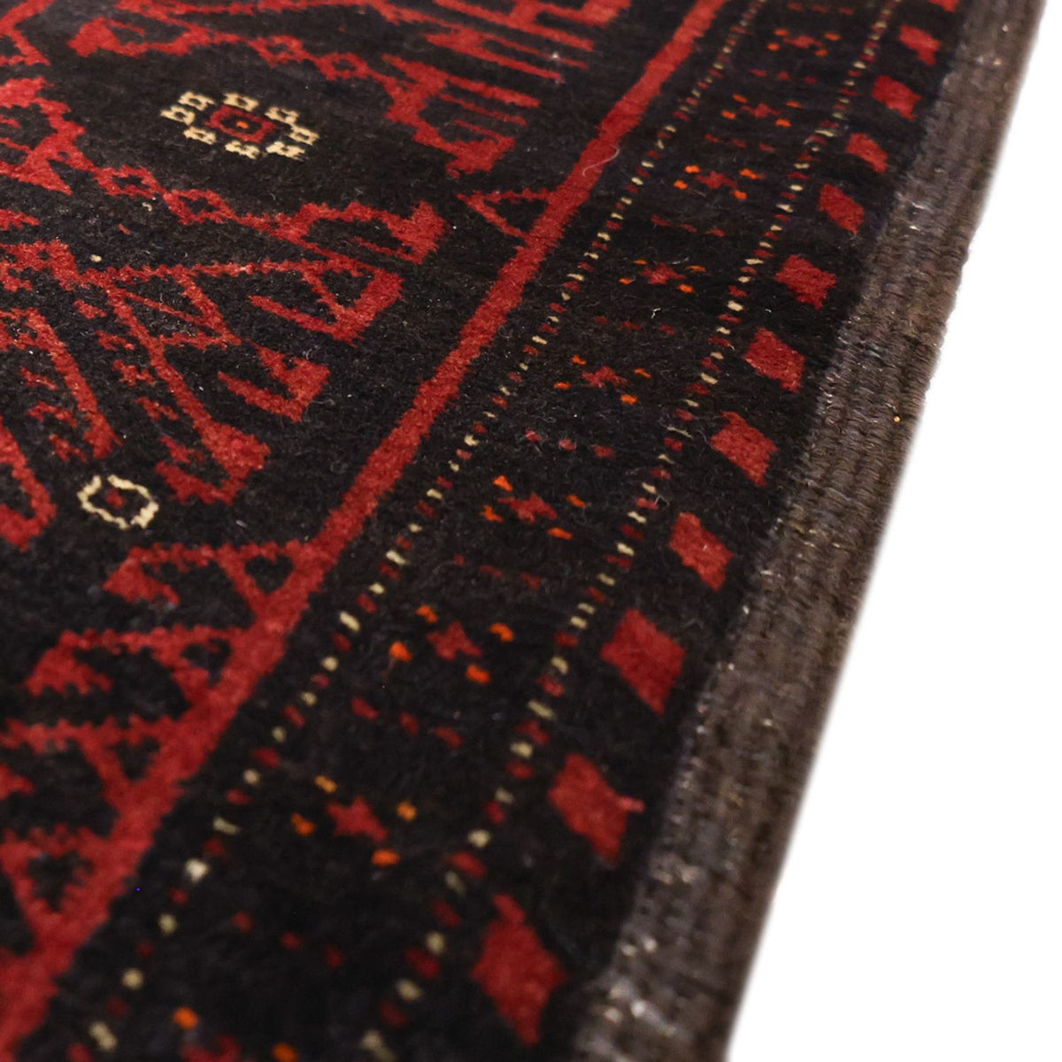 Tappeto corsia Tappeto Belutsch - 193 x 104 cm - rosso scuro