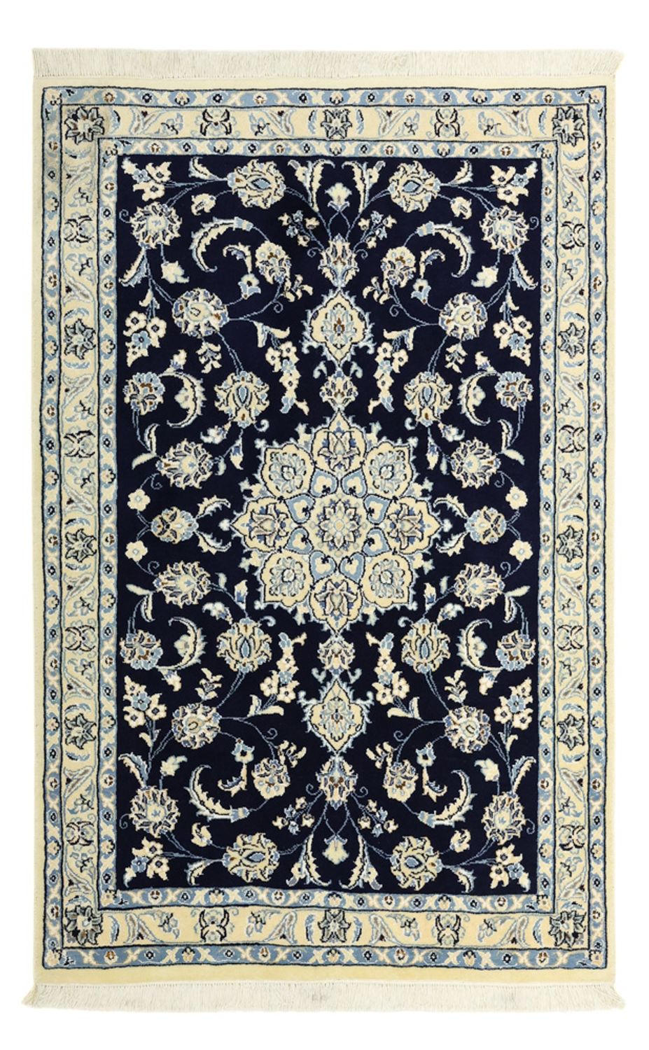 Tappeto Persero - Nain - Reale - Reale - 136 x 89 cm - blu scuro