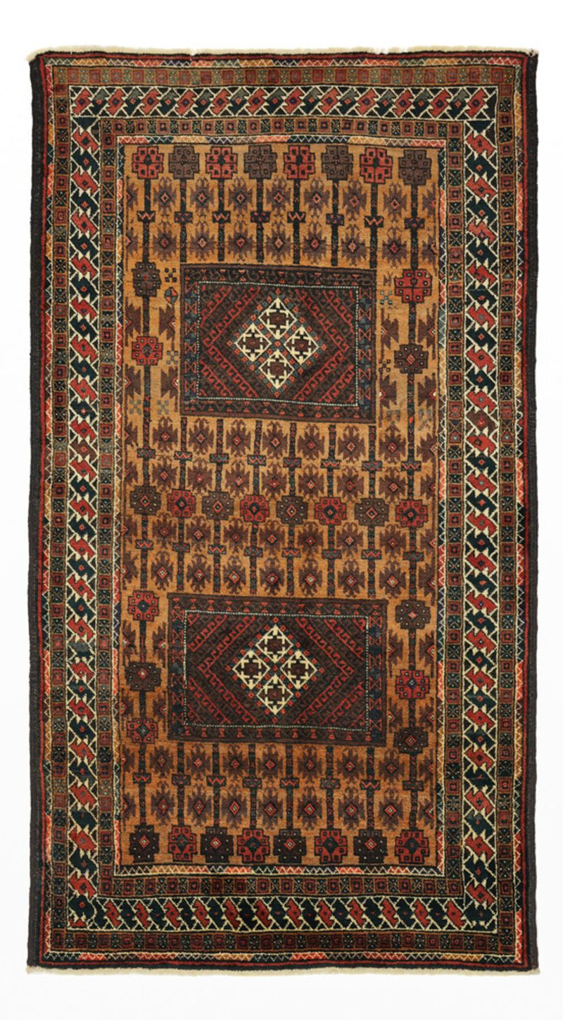 Tappeto corsia Tappeto Belutsch - 230 x 120 cm - marrone