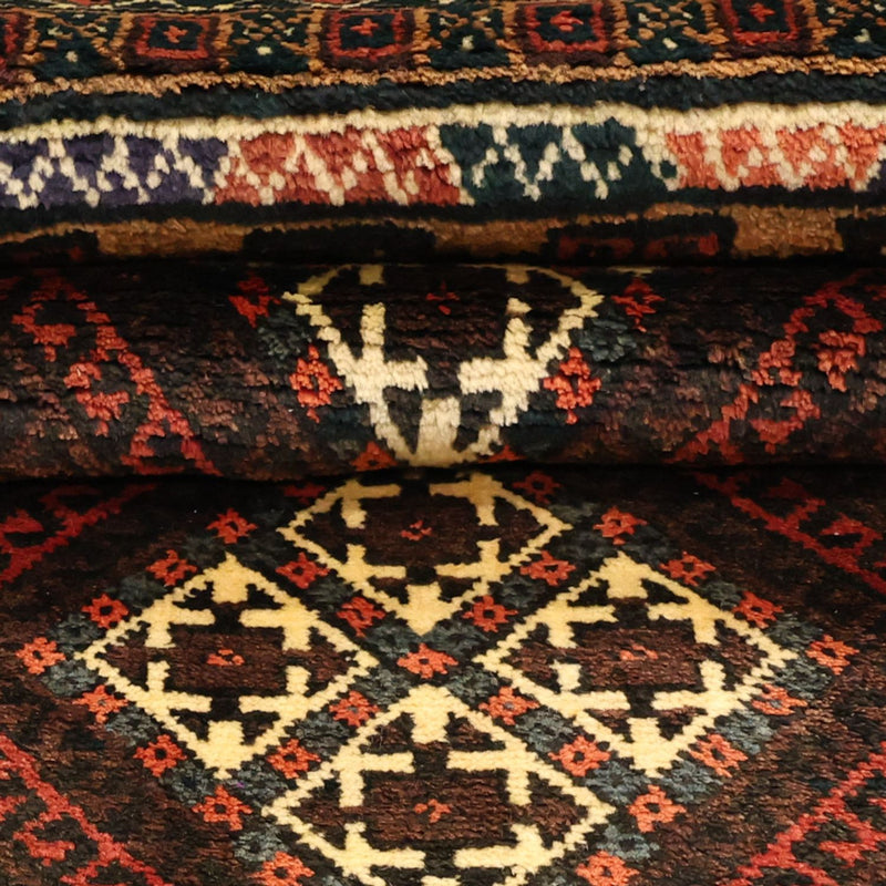 Tappeto corsia Tappeto Belutsch - 230 x 120 cm - marrone