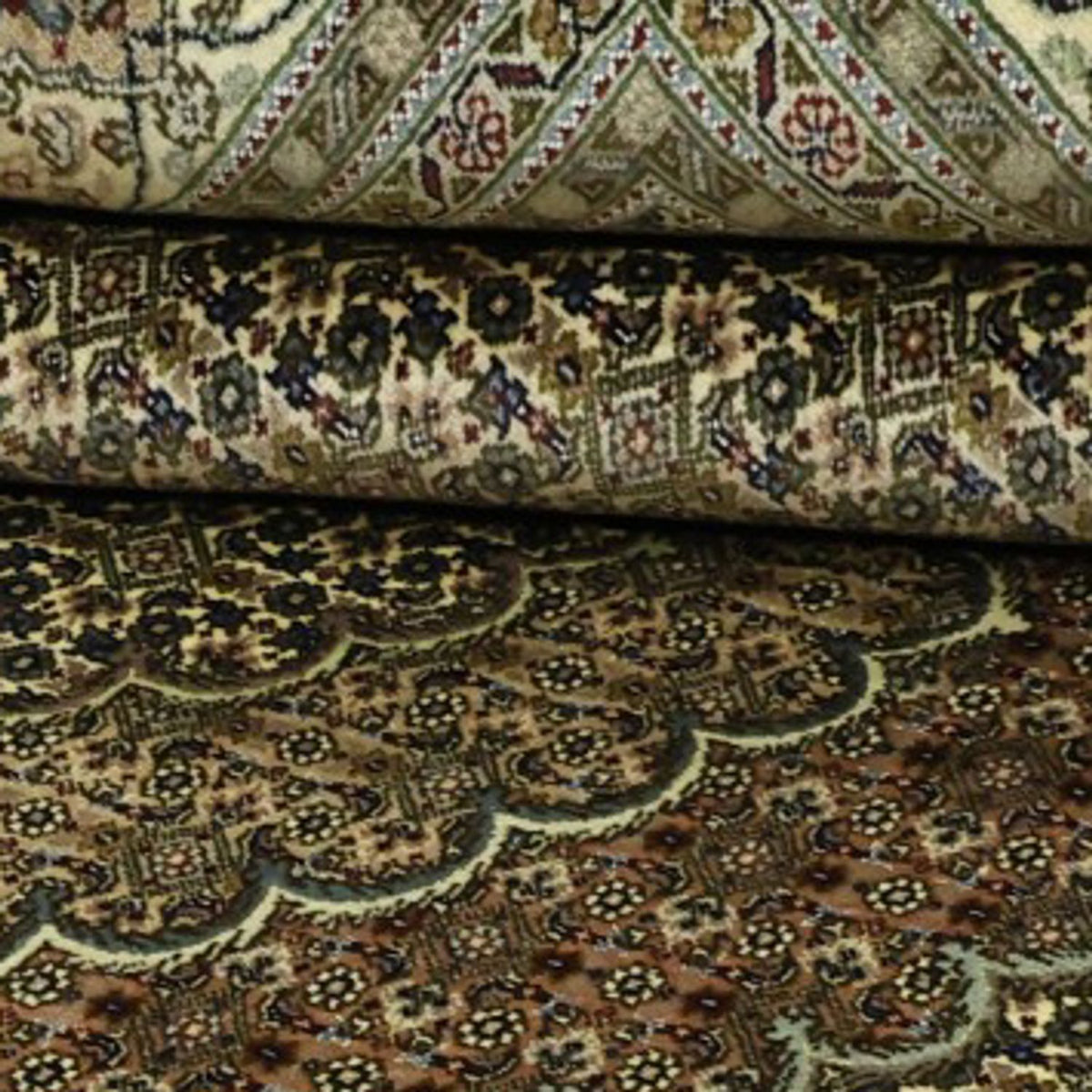 Tappeto Persero - Tabriz - Reale - Reale - 309 x 199 cm - argento