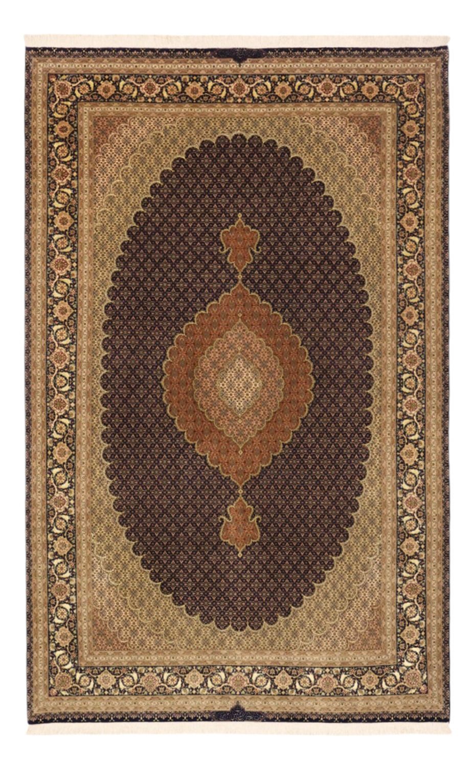 Tappeto Persero - Tabriz - Reale - Reale - 309 x 199 cm - beige scuro