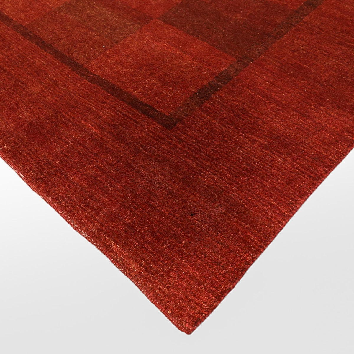 Tappeto Gabbeh - Persero - 327 x 259 cm - rosso scuro
