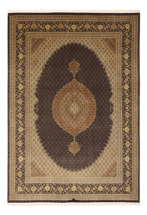 Tappeto Persero - Tabriz - Reale - Reale - 350 x 249 cm - marrone scuro
