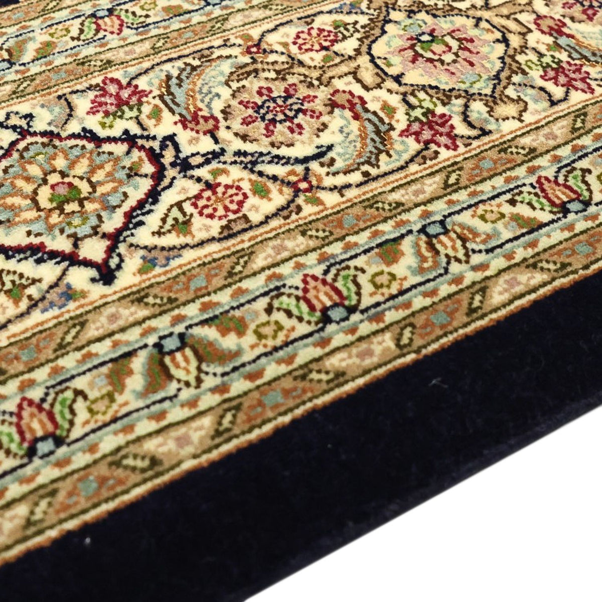 Tappeto Persero - Tabriz - Reale - Reale - 194 x 153 cm - beige scuro