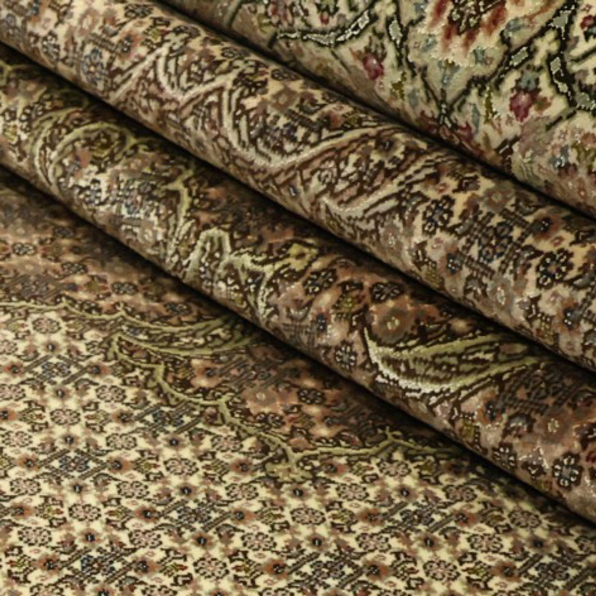 Tappeto Persero - Tabriz - Reale - Reale - 303 x 203 cm - beige scuro