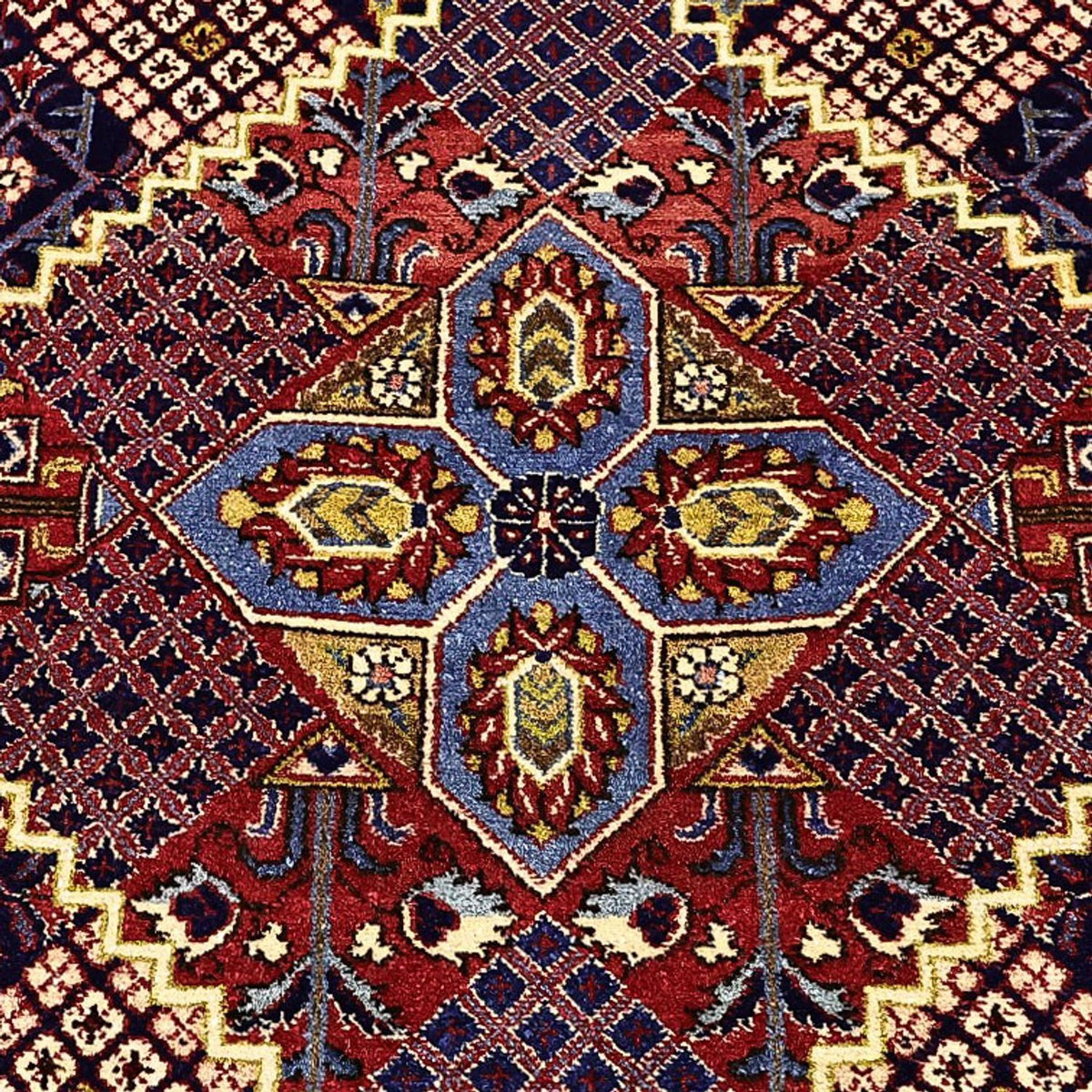 Tappeto Persero - Keshan - 215 x 140 cm - blu scuro