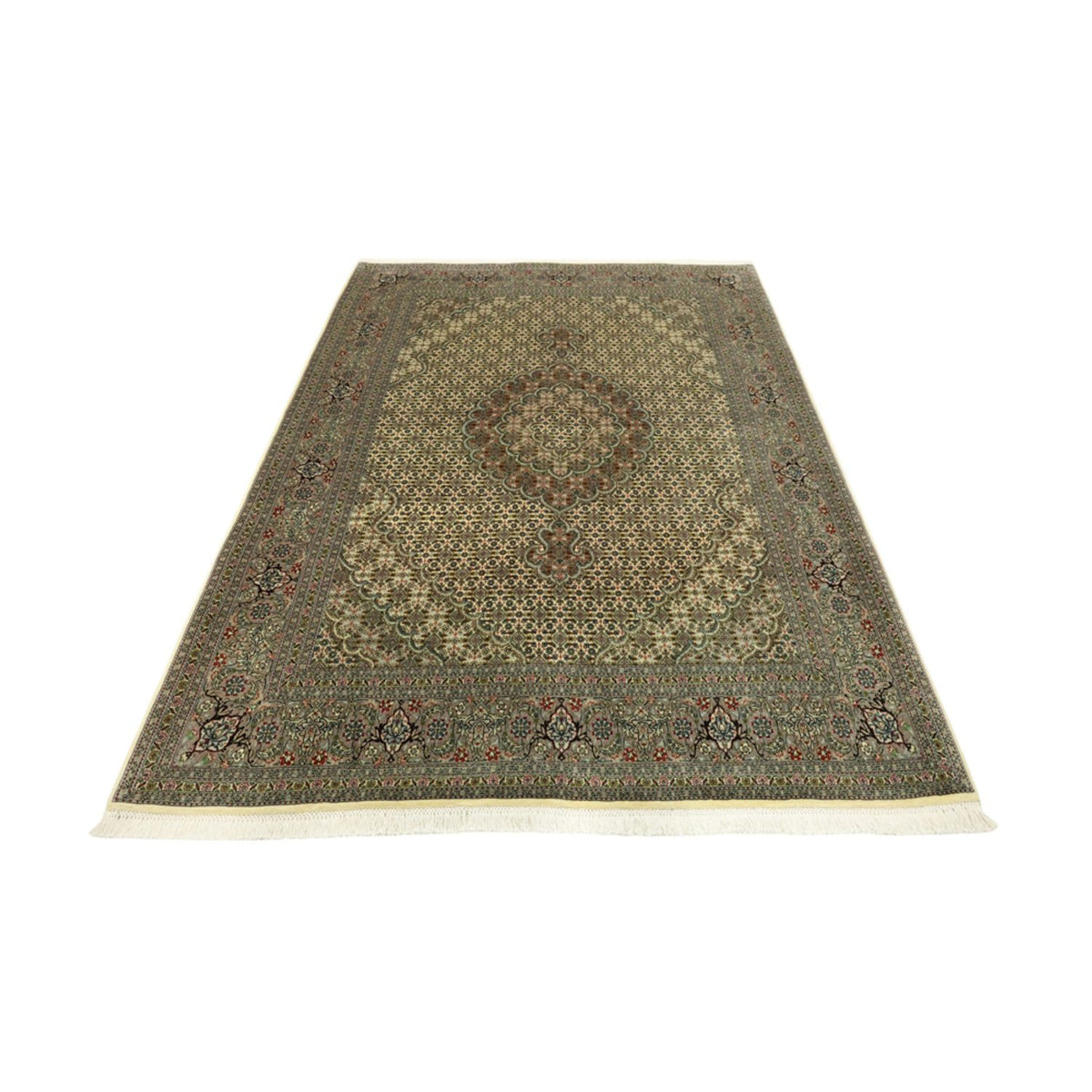 Tappeto Persero - Tabriz - Reale - Reale - 204 x 153 cm - argento