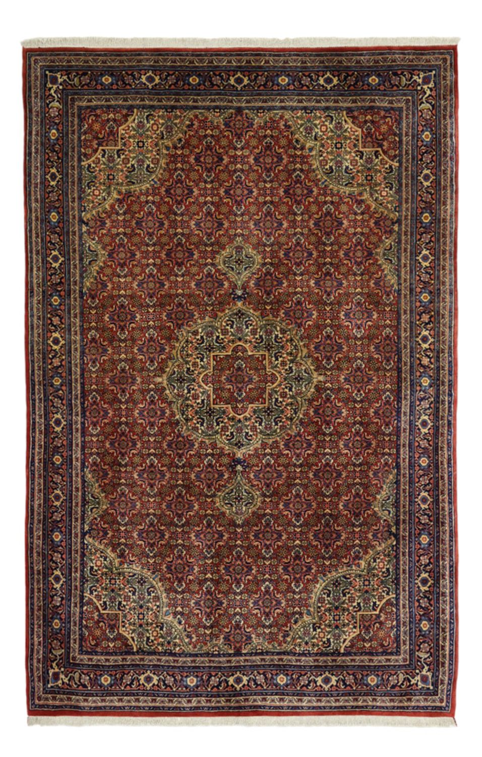 Tappeto Persero - Bidjar - 216 x 144 cm - rosso scuro