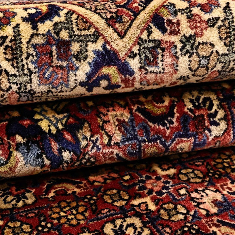 Tappeto Persero - Bidjar - 216 x 144 cm - rosso scuro