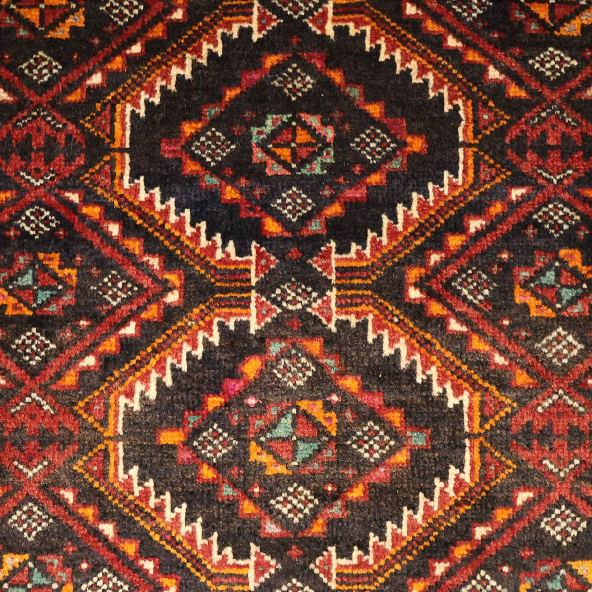 Tappeto corsia Tappeto Belutsch - 195 x 98 cm - rosso scuro