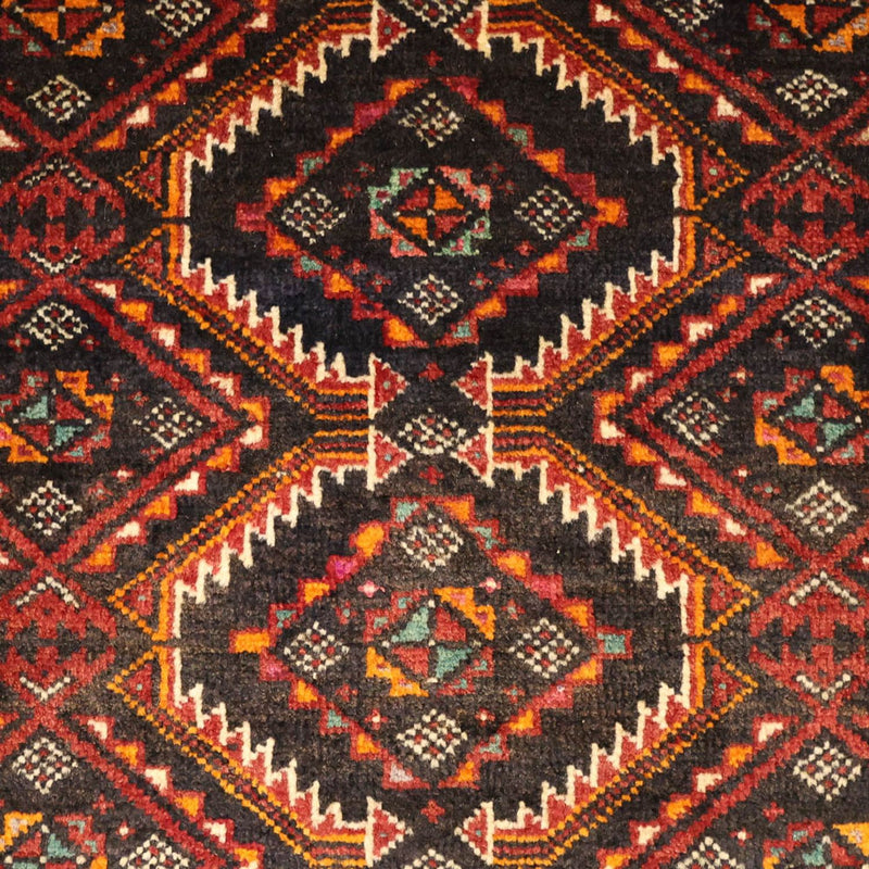 Tappeto corsia Tappeto Belutsch - 195 x 98 cm - rosso scuro