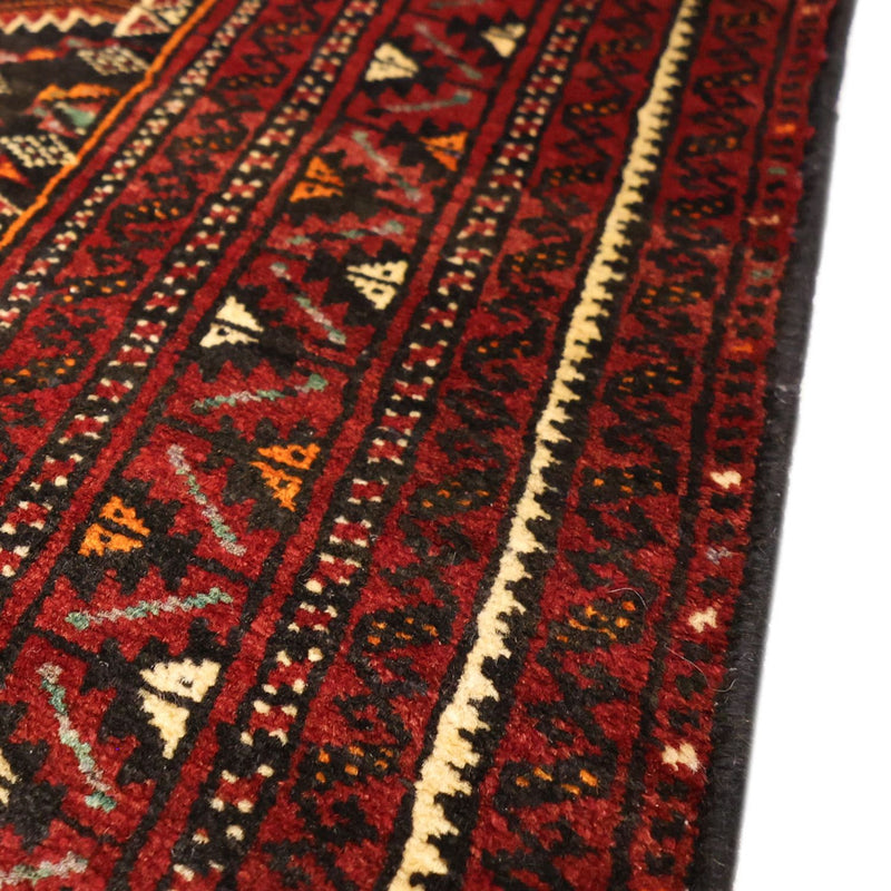 Tappeto corsia Tappeto Belutsch - 195 x 98 cm - rosso scuro