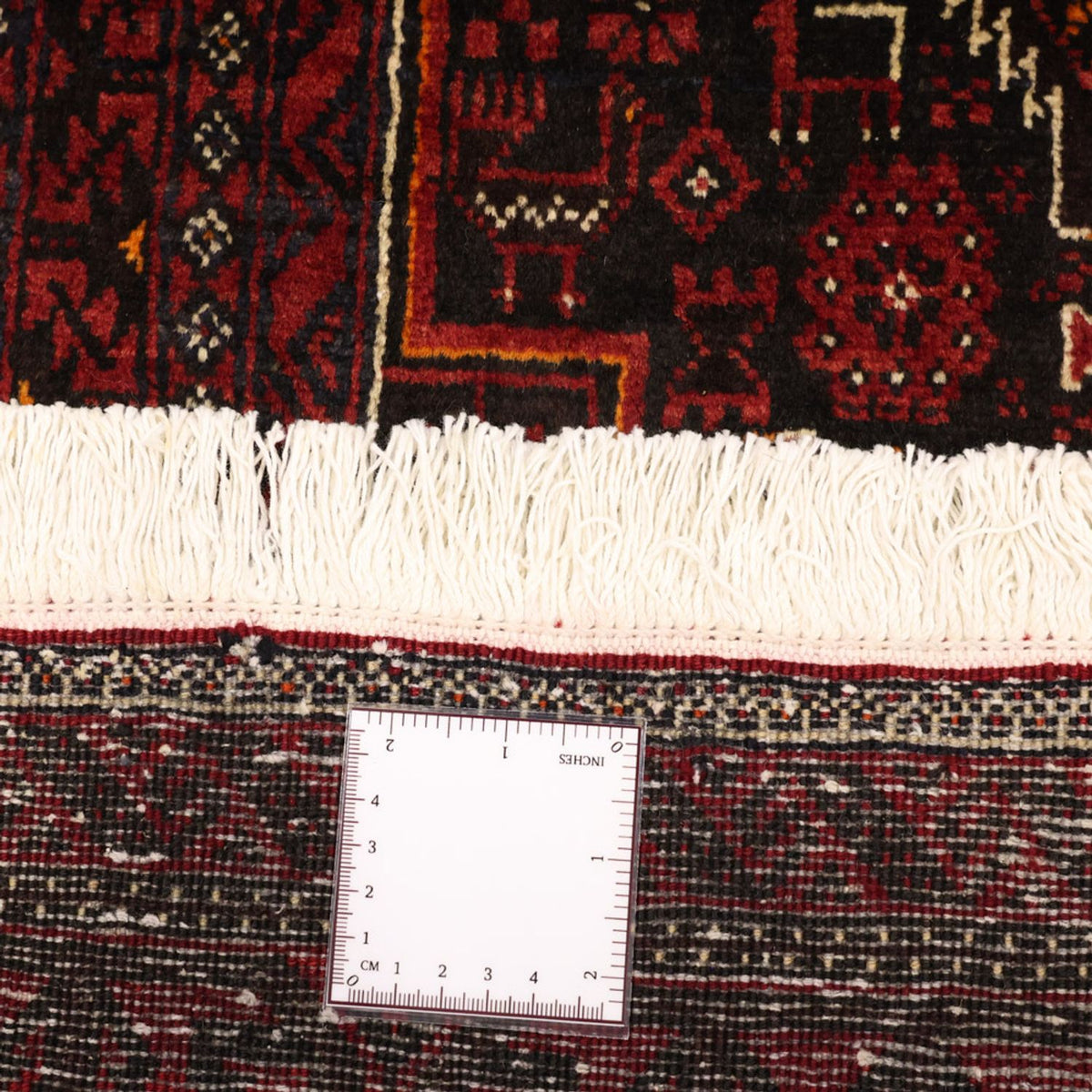 Tappeto corsia Tappeto Belutsch - 201 x 97 cm - rosso scuro