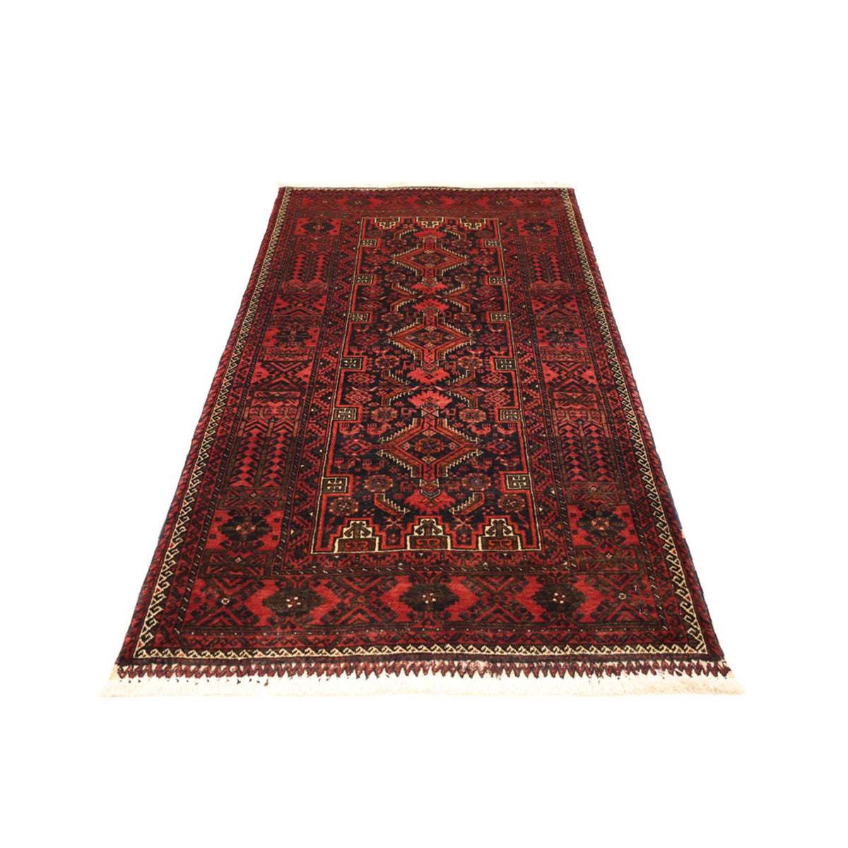 Tappeto corsia Tappeto Belutsch - 190 x 99 cm - rosso scuro