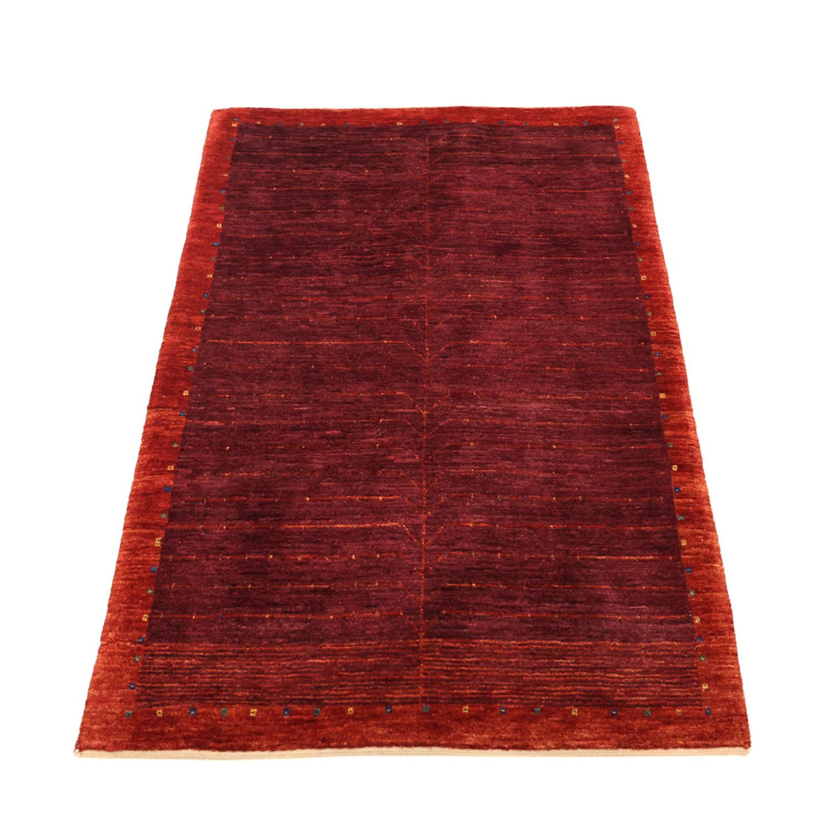 Tappeto Gabbeh - Kashkuli Persero - 130 x 81 cm - rosso scuro