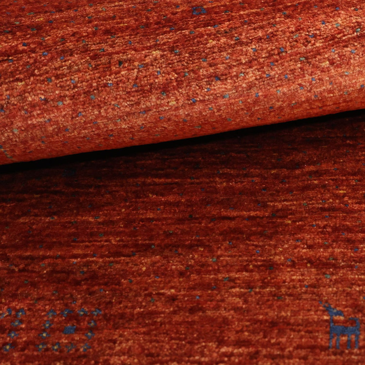 Tappeto Gabbeh - Kashkuli Persero - 122 x 79 cm - rosso scuro