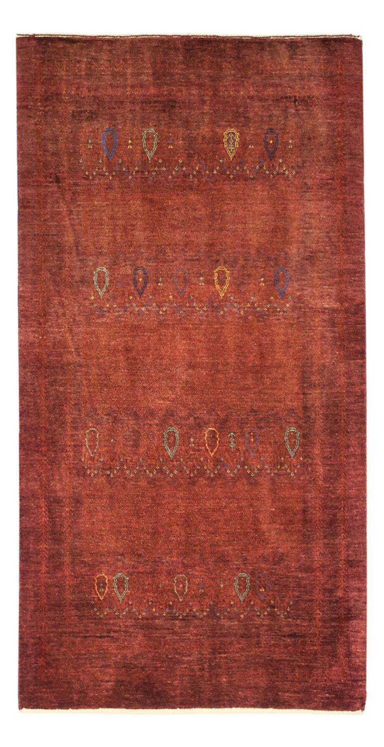Tappeto Gabbeh - Kashkuli Persero - 155 x 80 cm - rosso scuro