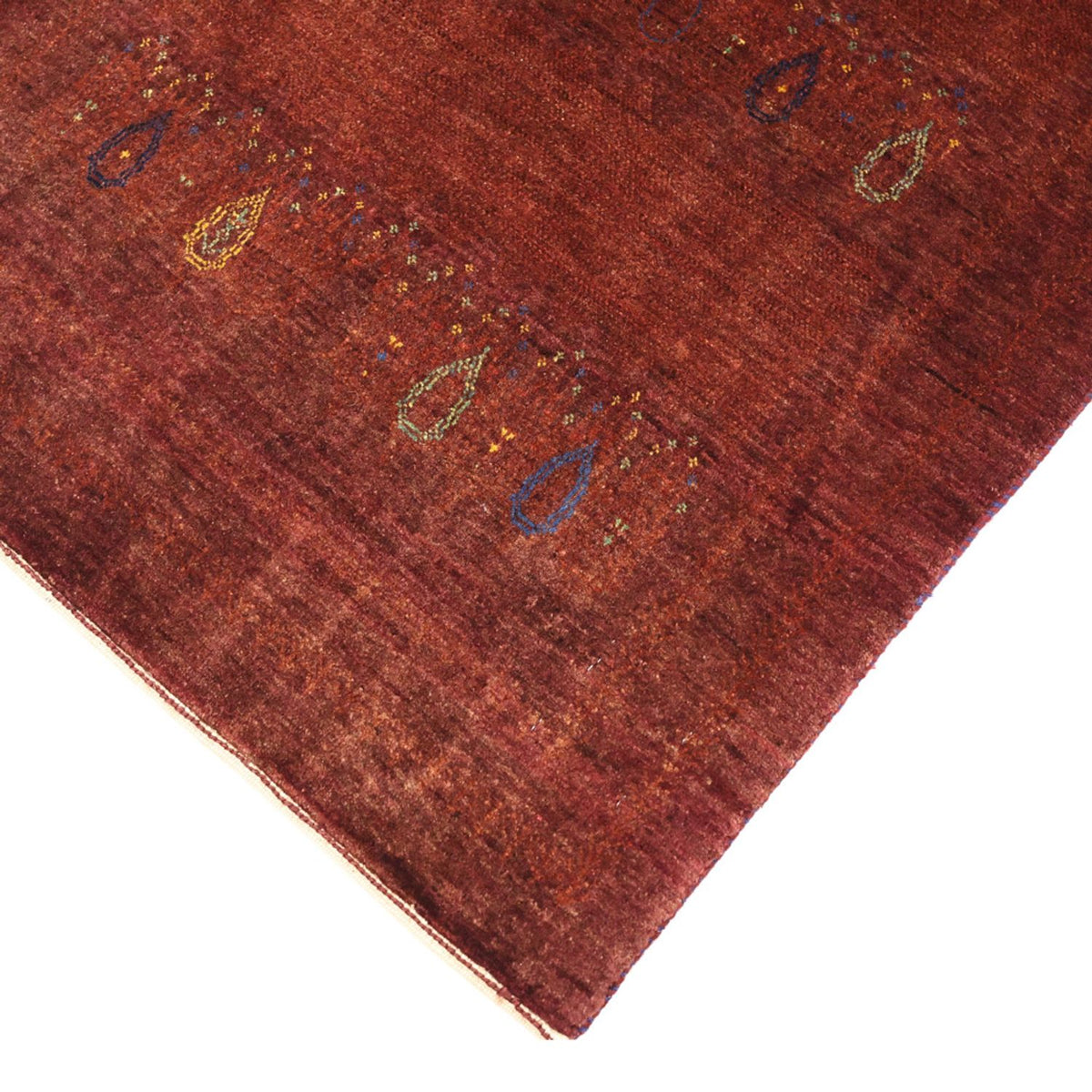 Tappeto Gabbeh - Kashkuli Persero - 155 x 80 cm - rosso scuro