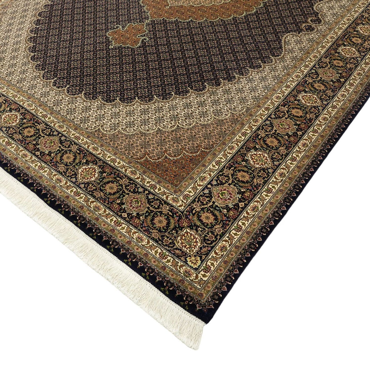 Tappeto Persero - Tabriz - 299 x 204 cm - beige scuro
