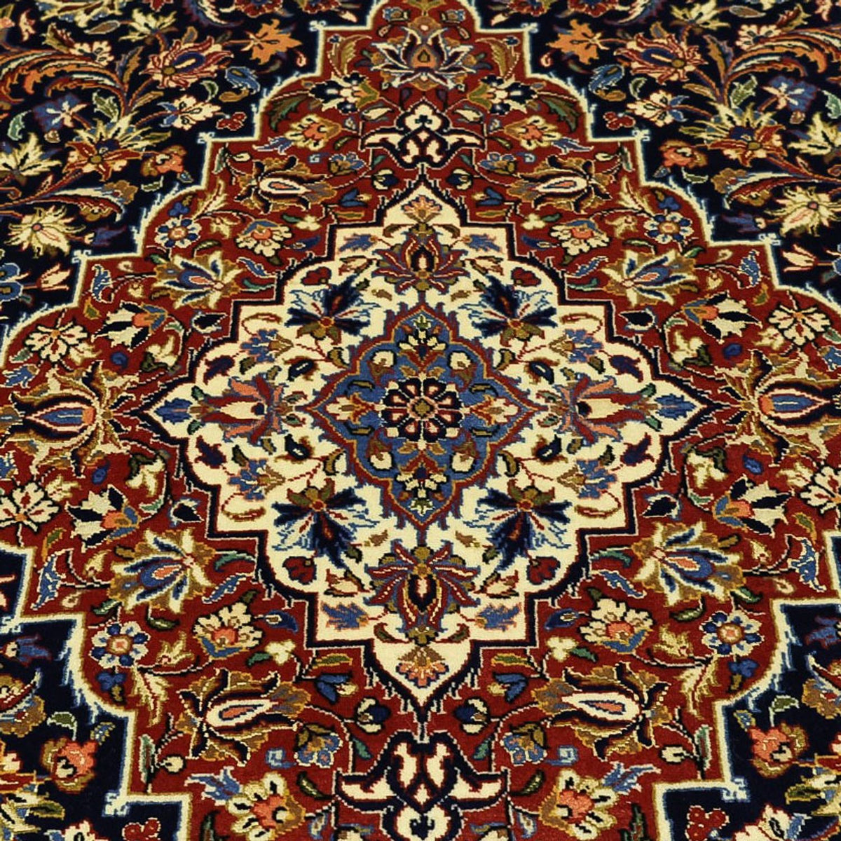 Tappeto Persero - Keshan - 203 x 132 cm - blu scuro