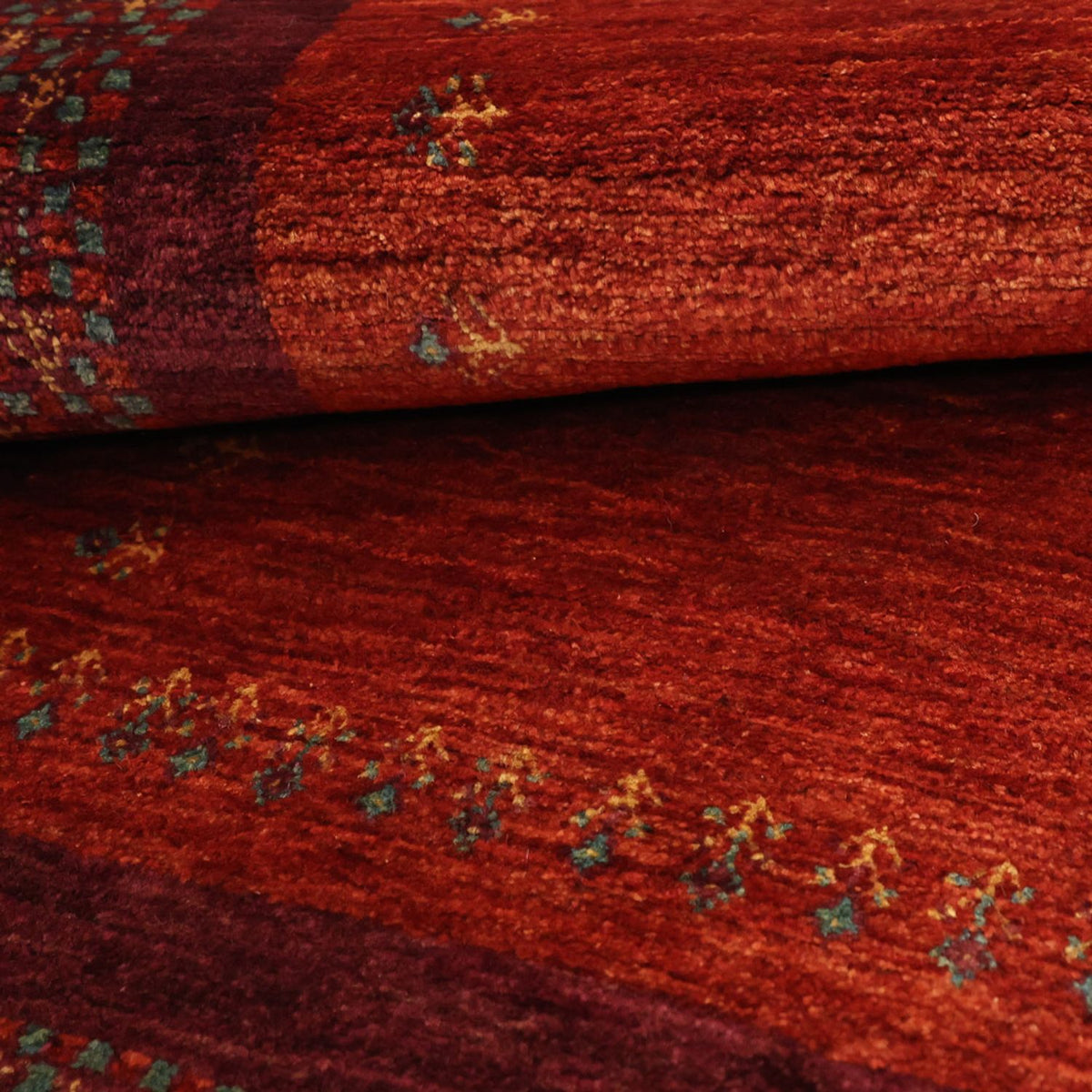 Tappeto Gabbeh - Kashkuli Persero - 145 x 78 cm - rosso scuro