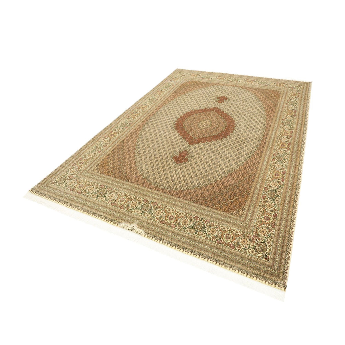 Tappeto Persero - Tabriz - Reale - Reale - 350 x 251 cm - sabbia