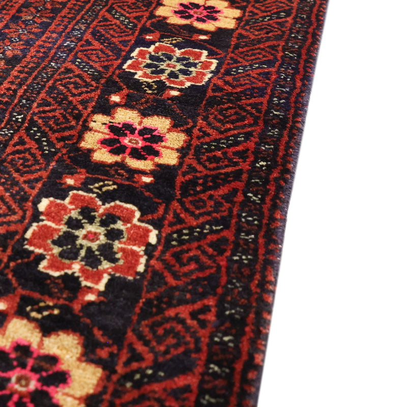 Tappeto corsia Tappeto Belutsch - 190 x 98 cm - rosso scuro