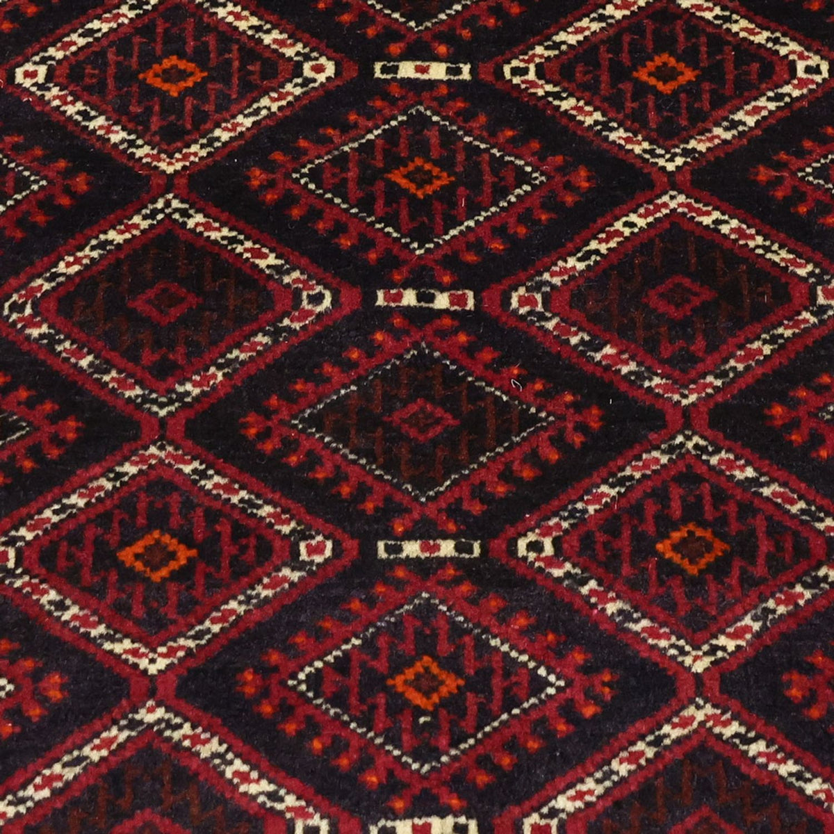 Tappeto corsia Tappeto Belutsch - 190 x 103 cm - rosso scuro