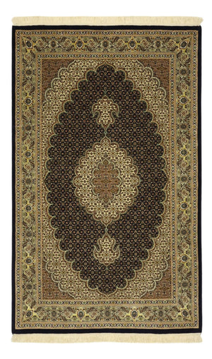 Tappeto Persero - Tabriz - Reale - Ordito di seta - 159 x 98 cm - beige scuro