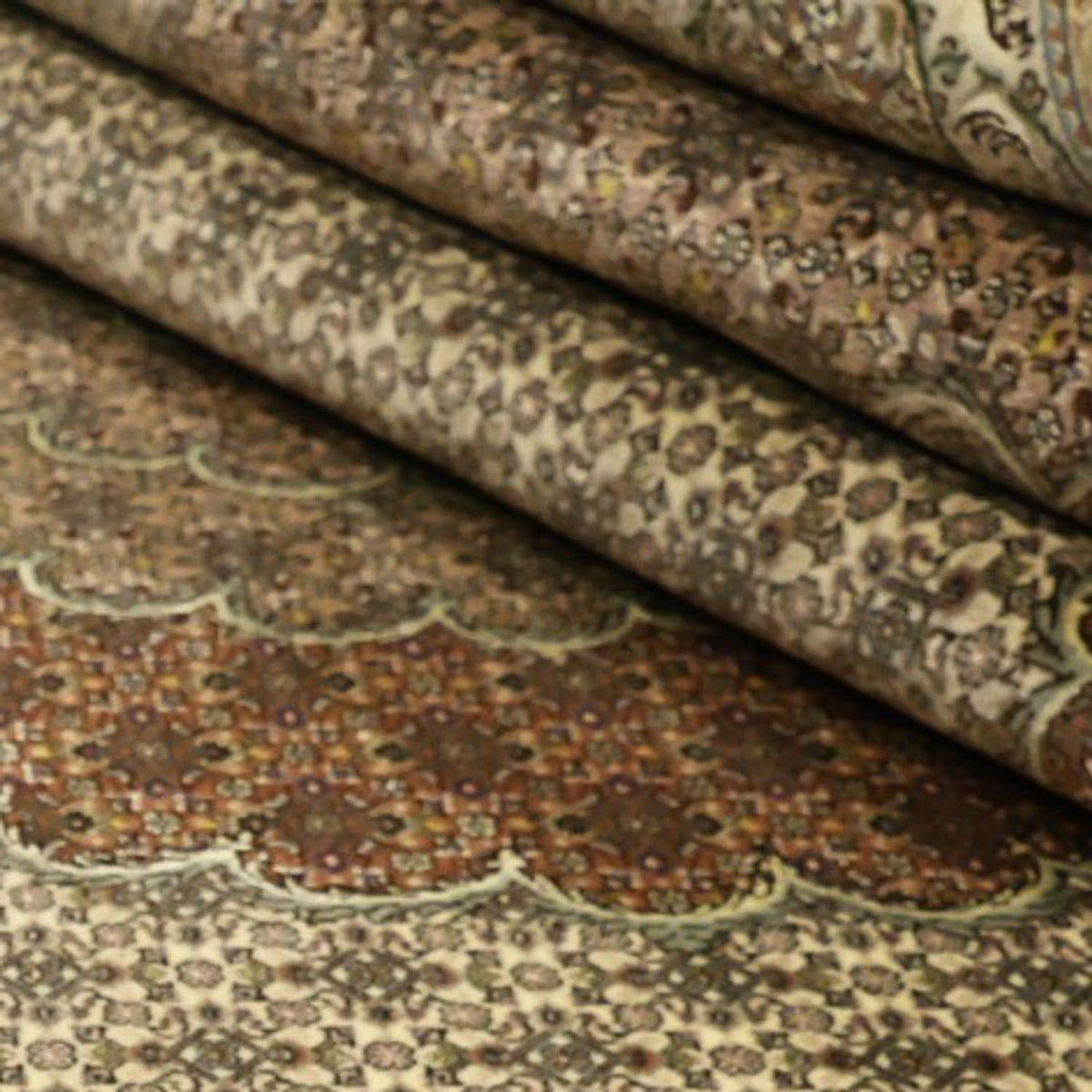 Tappeto Persero - Tabriz - Reale - Reale - 348 x 248 cm - beige chiaro