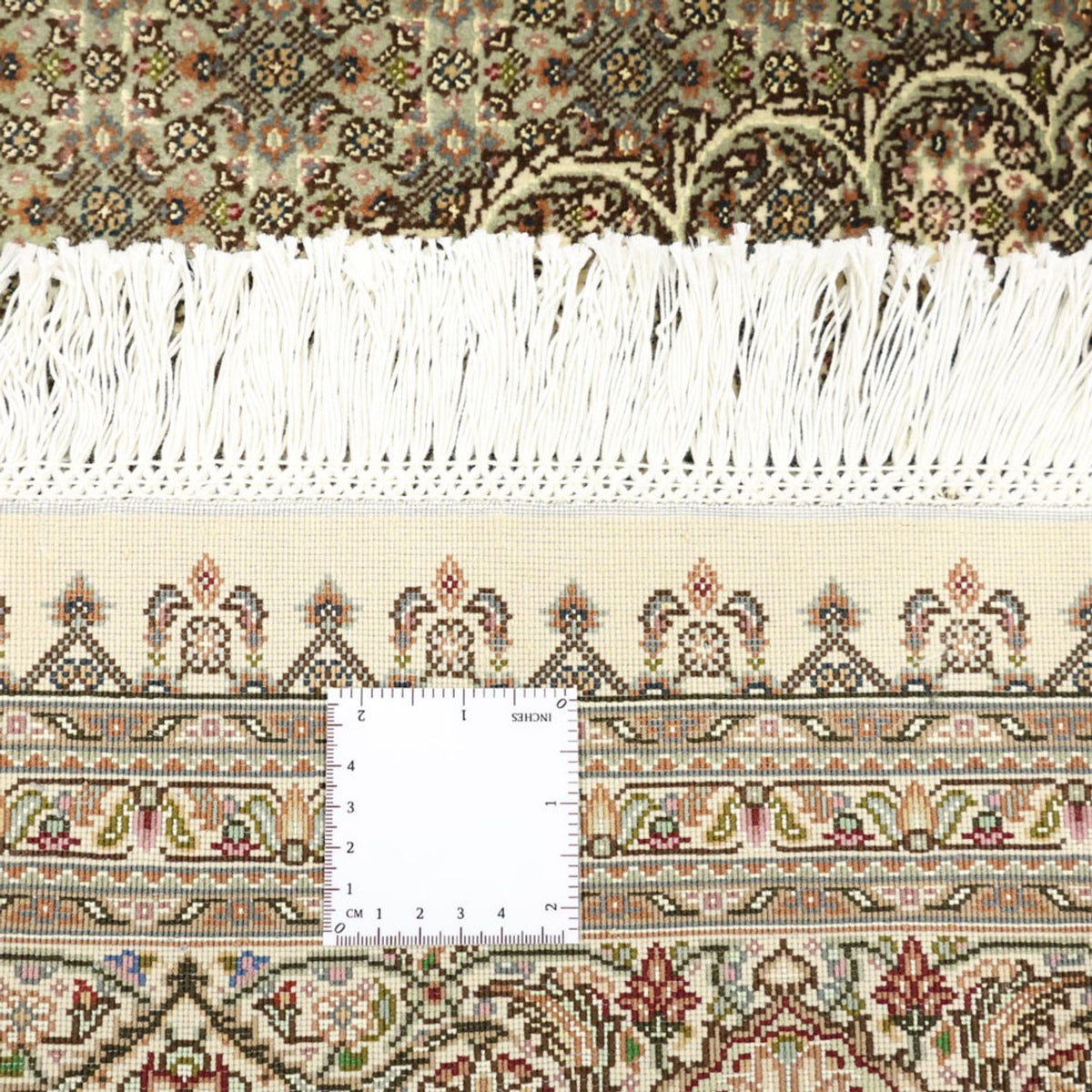 Tappeto Persero - Tabriz - Reale - Reale - 197 x 154 cm - beige scuro