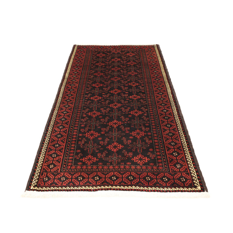 Tappeto corsia Tappeto Belutsch - 204 x 102 cm - rosso scuro