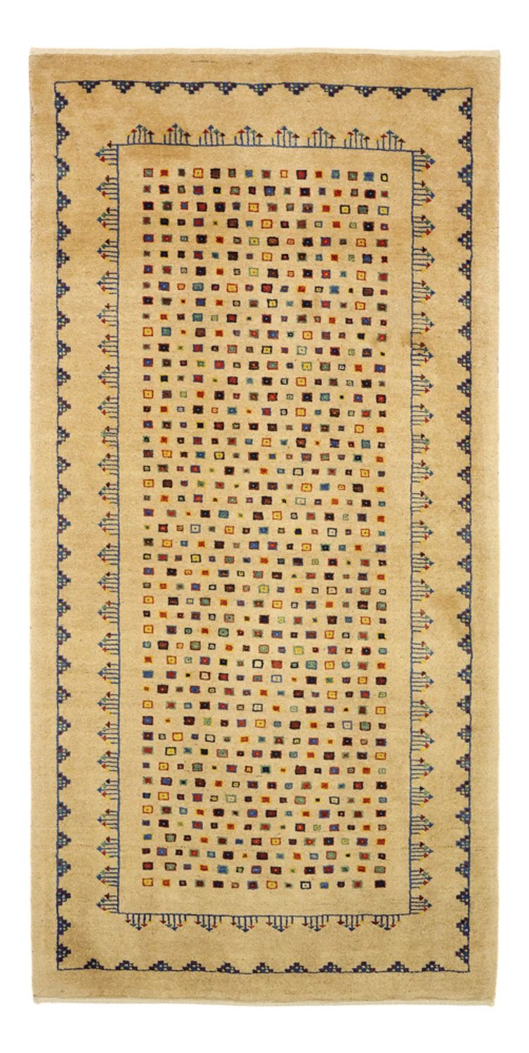 Tappeto Gabbeh - Loribaft Persero - 164 x 79 cm - oro
