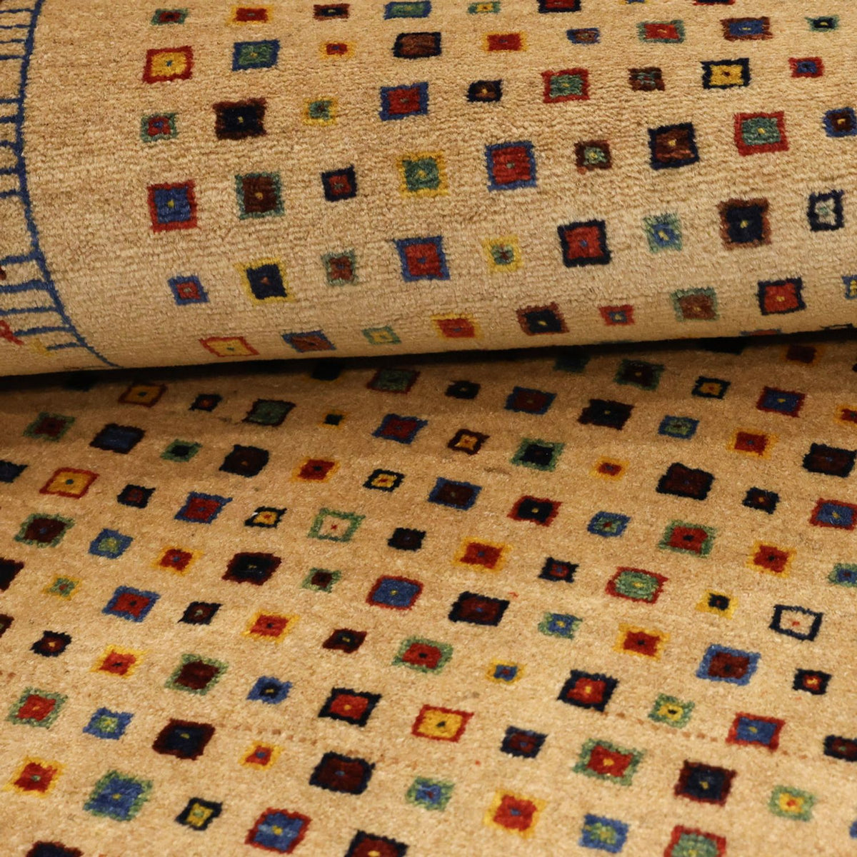 Tappeto Gabbeh - Loribaft Persero - 164 x 79 cm - oro