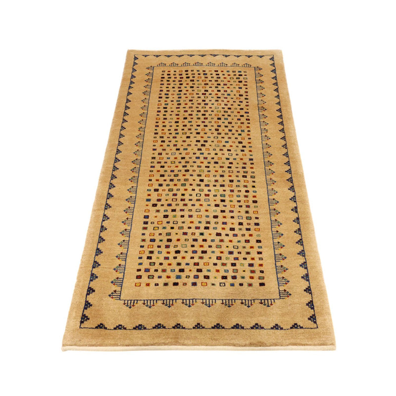 Tappeto Gabbeh - Loribaft Persero - 164 x 79 cm - oro