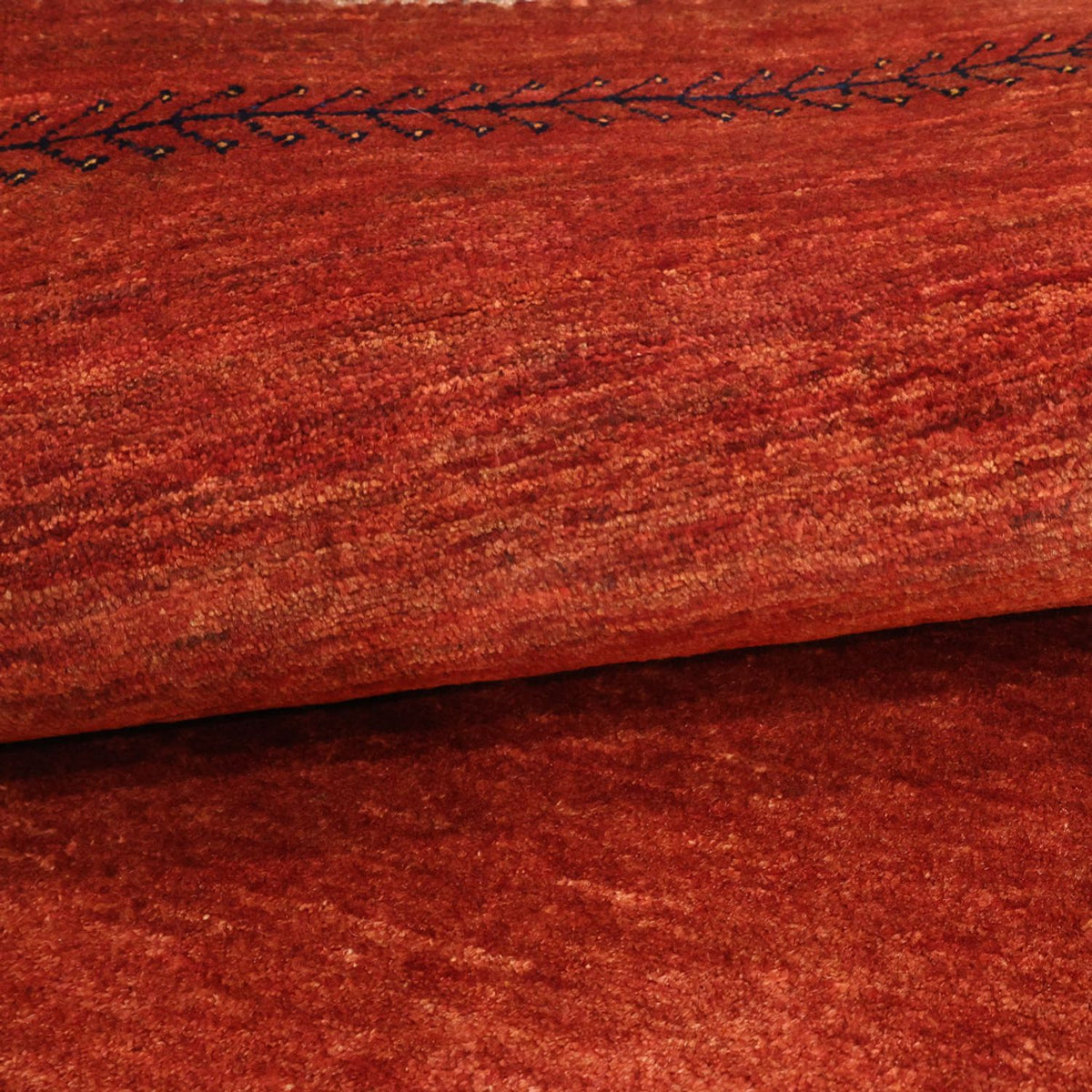 Tappeto Gabbeh - Loribaft Persero - 115 x 82 cm - rosso scuro