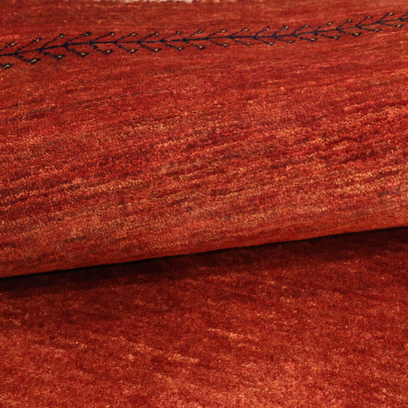 Tappeto Gabbeh - Loribaft Persero - 115 x 82 cm - rosso scuro