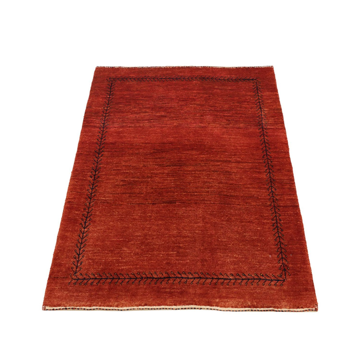 Tappeto Gabbeh - Loribaft Persero - 115 x 82 cm - rosso scuro