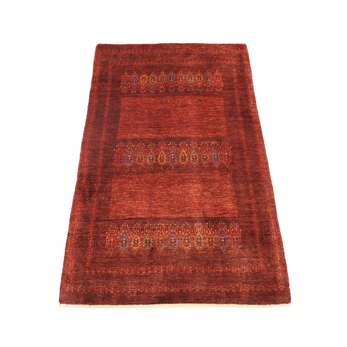 Tappeto Gabbeh - Kashkuli Persero - 131 x 82 cm - rosso scuro