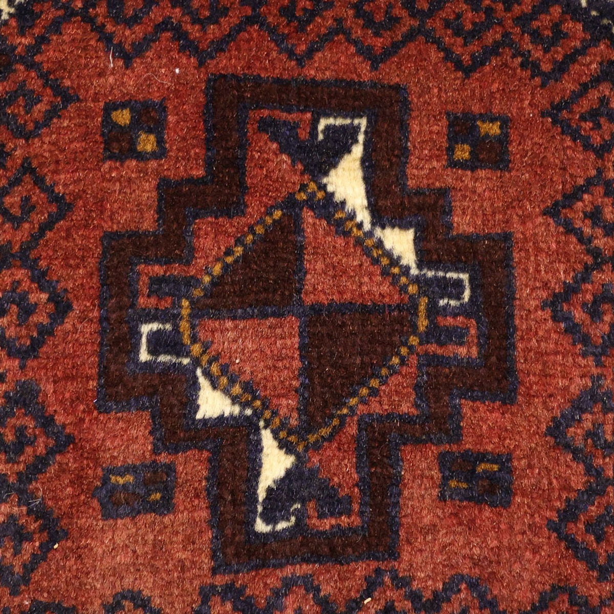 Tappeto corsia Tappeto Belutsch - 198 x 98 cm - rosso scuro
