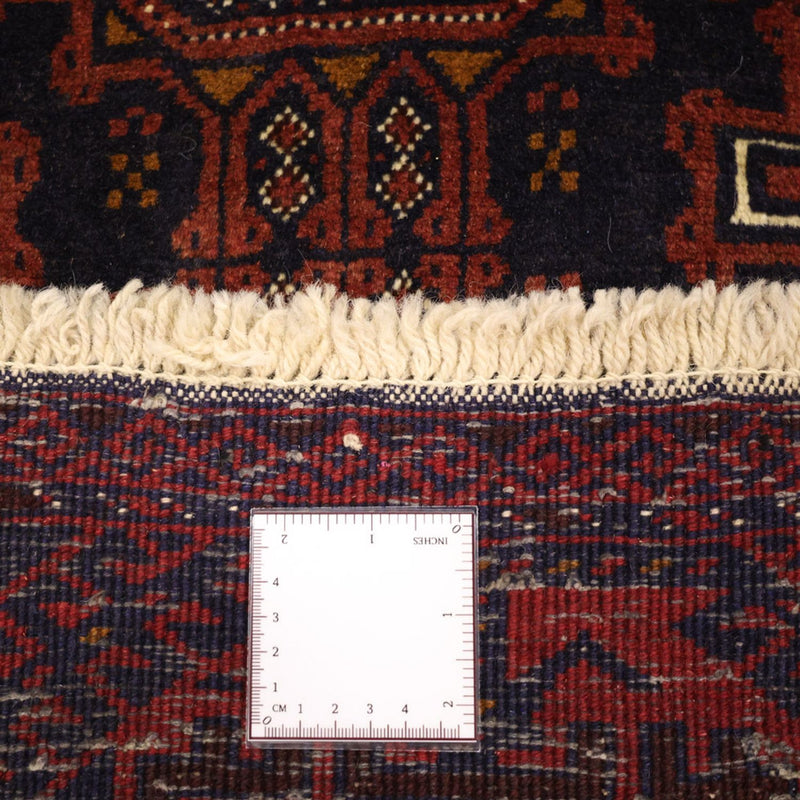 Tappeto corsia Tappeto Belutsch - 198 x 98 cm - rosso scuro