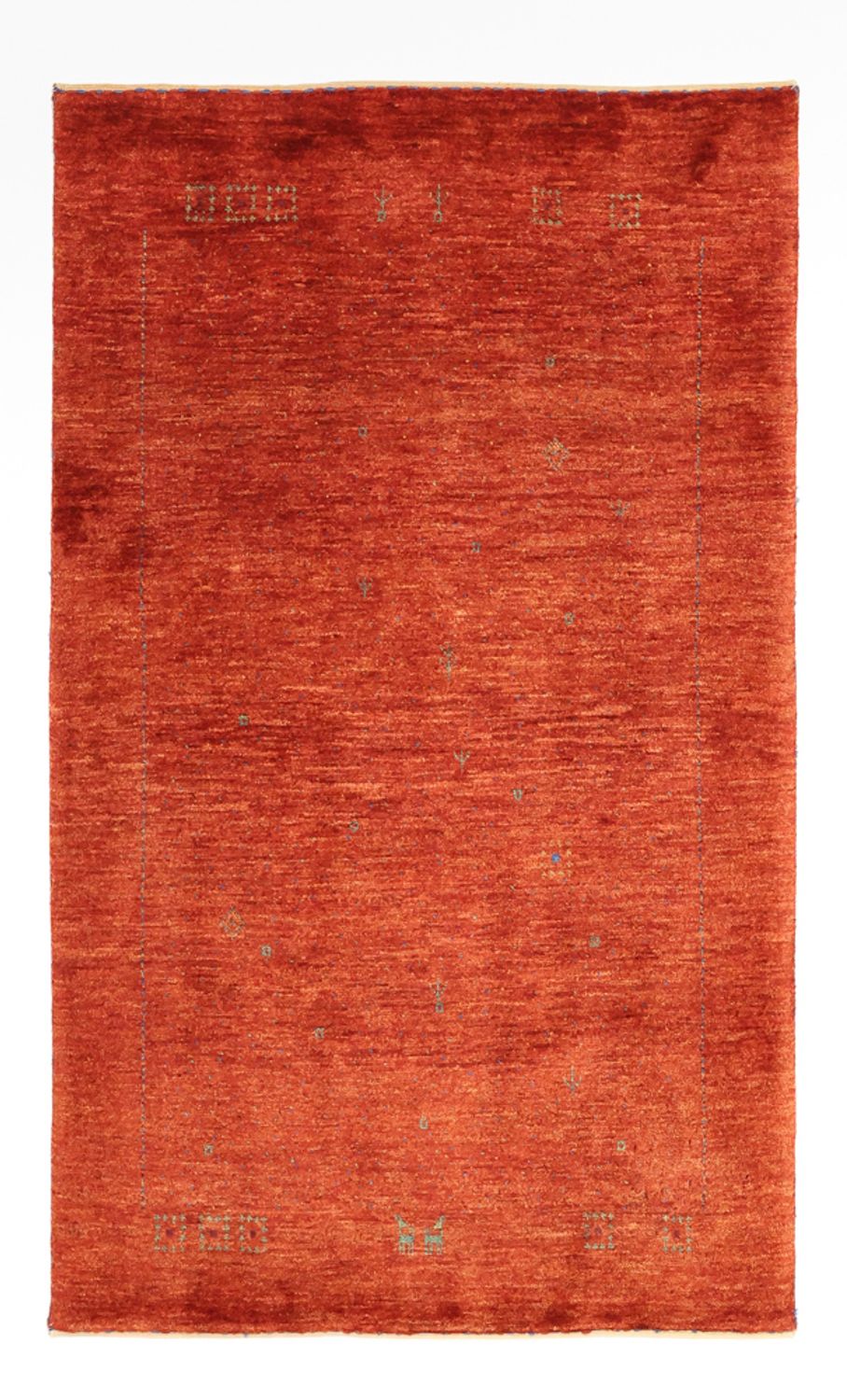 Tappeto Gabbeh - Kashkuli Persero - 127 x 78 cm - arancione