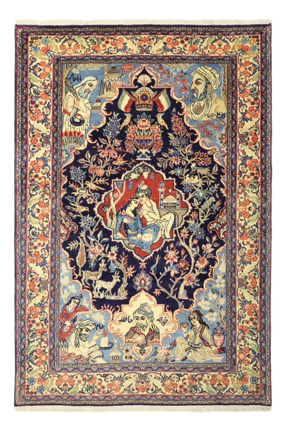 Tappeto Persero - Tabriz - 197 x 136 cm - multicolore