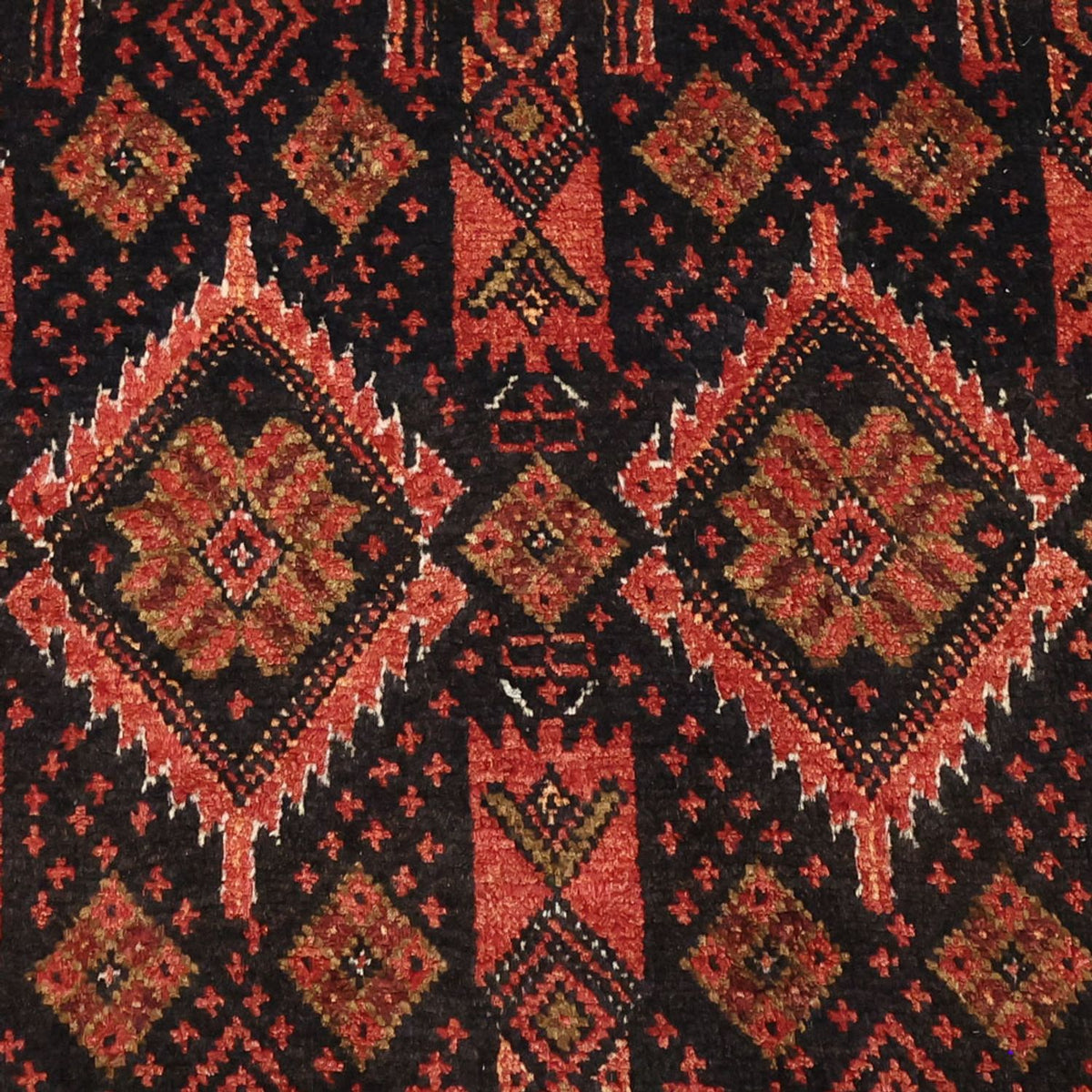 Tappeto corsia Tappeto Belutsch - 205 x 105 cm - rosso scuro