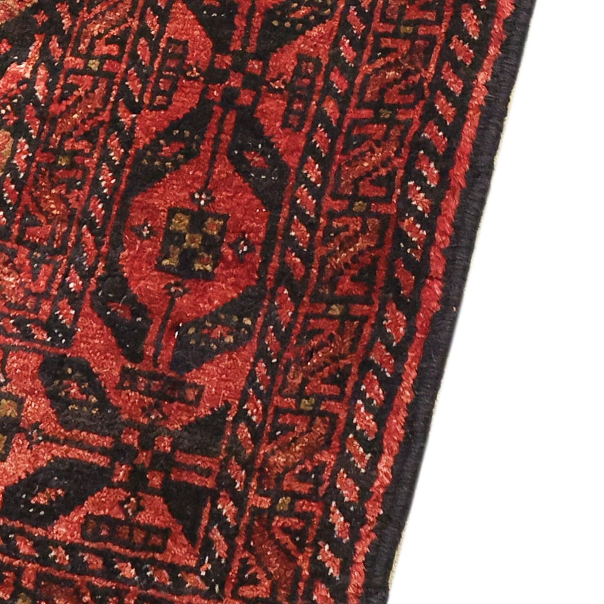 Tappeto corsia Tappeto Belutsch - 205 x 105 cm - rosso scuro