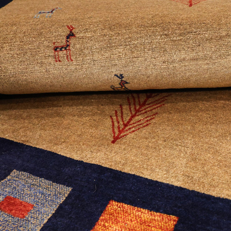 Tappeto Gabbeh - Loribaft Persero - 156 x 105 cm - multicolore