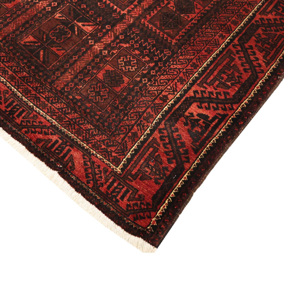 Tappeto Belutsch - 205 x 117 cm - rosso scuro